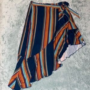 Chaser wrap style asymmetrical shirt